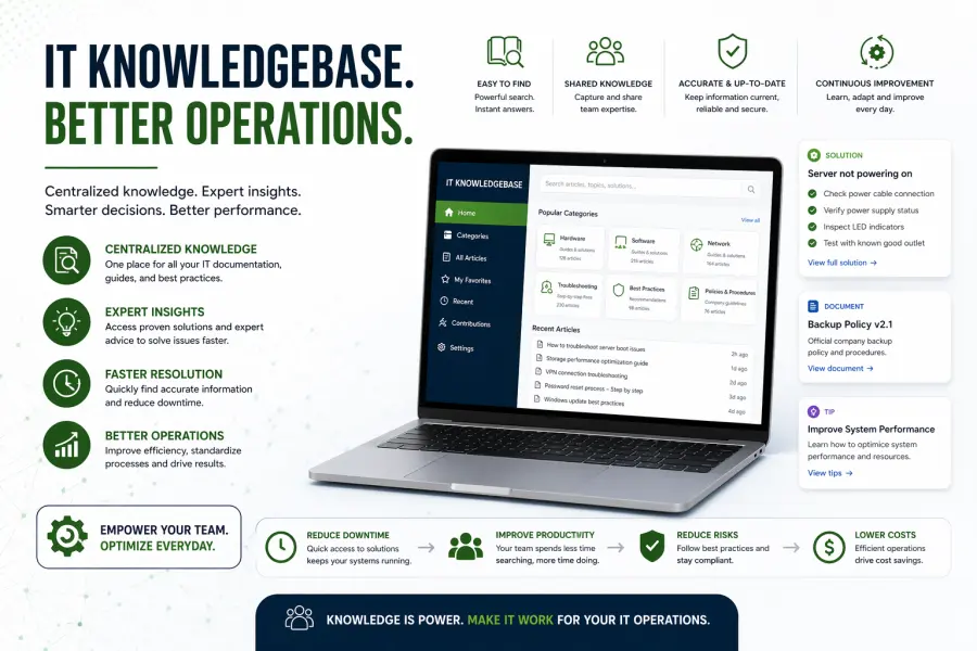 Building a Strong IT Knowledgebase for Better Operations