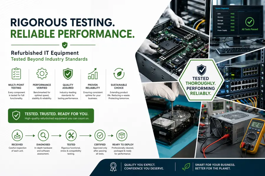 The Importance of Rigorous Testing in Refurbished IT Equipment